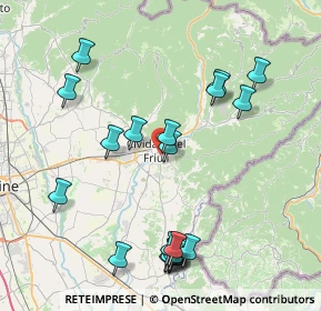 Mappa Via Europa, 33043 Cividale del Friuli UD, Italia (8.805)