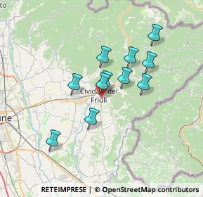 Mappa Via Parini, 33043 Cividale del Friuli UD, Italia (5.50636)