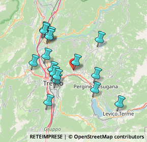 Mappa Via Roma, 38045 Civezzano TN, Italia (7.05059)