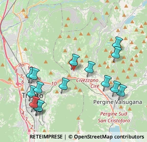 Mappa Via Roma, 38045 Civezzano TN, Italia (4.40533)
