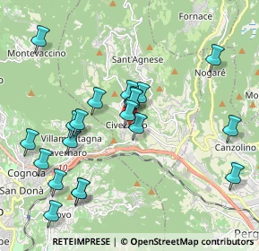 Mappa Via Roma, 38045 Civezzano TN, Italia (2.0425)