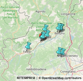 Mappa Via Arnè, 32035 Santa Giustina BL, Italia (9.24364)