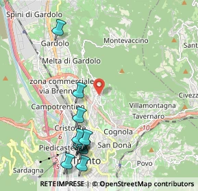 Mappa Via alla Formigheta, 38100 Trento TN, Italia (2.40083)