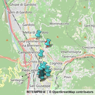 Mappa Via alla Formigheta, 38100 Trento TN, Italia (2.33938)