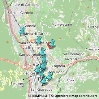 Mappa Via alla Formigheta, 38100 Trento TN, Italia (2.05917)