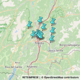 Mappa Via alla Formigheta, 38100 Trento TN, Italia (6.85846)