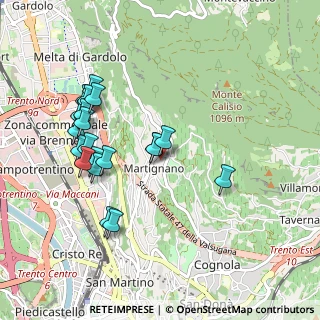 Mappa Via alla Formigheta, 38100 Trento TN, Italia (0.955)