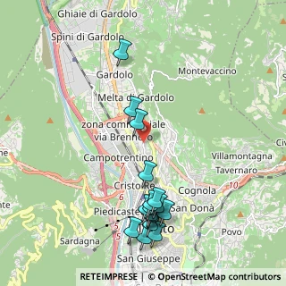 Mappa Salita Vittorio Largaiolli, 38121 Trento TN, Italia (2.27706)