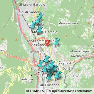 Mappa Salita Vittorio Largaiolli, 38121 Trento TN, Italia (2.24579)