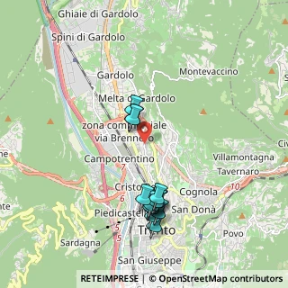 Mappa Salita Vittorio Largaiolli, 38121 Trento TN, Italia (1.90077)