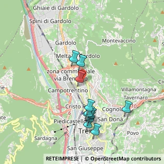 Mappa Salita Vittorio Largaiolli, 38121 Trento TN, Italia (1.88182)