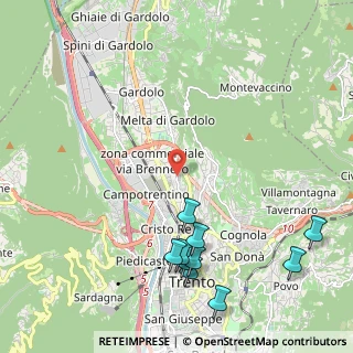 Mappa Salita Vittorio Largaiolli, 38121 Trento TN, Italia (2.81727)
