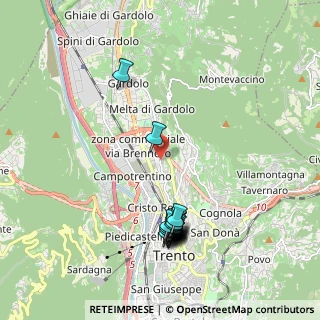 Mappa Salita Vittorio Largaiolli, 38121 Trento TN, Italia (2.131)