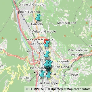 Mappa Salita Vittorio Largaiolli, 38121 Trento TN, Italia (2.18)