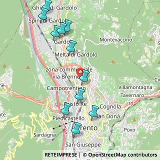 Mappa Salita Vittorio Largaiolli, 38121 Trento TN, Italia (2.32727)