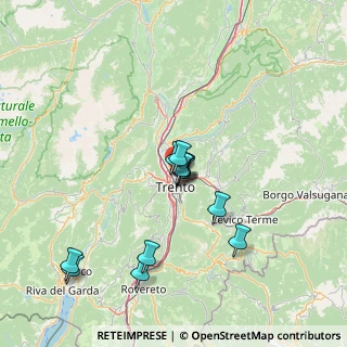 Mappa Salita Vittorio Largaiolli, 38121 Trento TN, Italia (12.52083)
