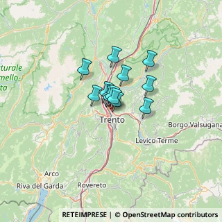 Mappa Salita Vittorio Largaiolli, 38121 Trento TN, Italia (6.67231)