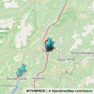 Mappa Salita Vittorio Largaiolli, 38121 Trento TN, Italia (7.23273)