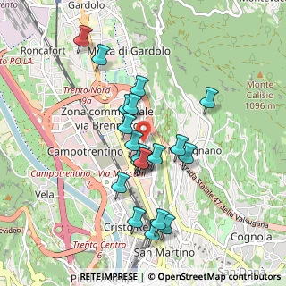 Mappa Salita Vittorio Largaiolli, 38121 Trento TN, Italia (0.8175)