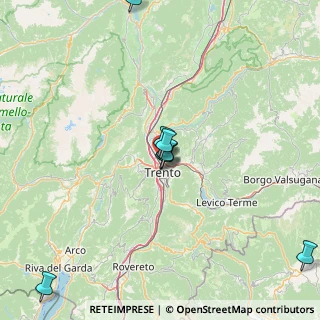 Mappa Via Antonio Pranzelores, 38100 Trento TN, Italia (23.98091)