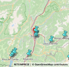 Mappa Via Antonio Pranzelores, 38100 Trento TN, Italia (25.53083)