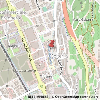 Mappa Via Antonio Pranzelores, 57, 38121 Trento, Trento (Trentino-Alto Adige)