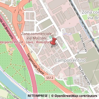 Mappa Via Antonio Detassis, 17, 38121 Trento, Trento (Trentino-Alto Adige)