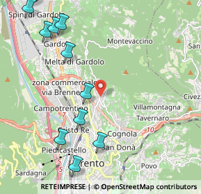 Mappa Via don Leone Serafini, 38121 Martignano TN, Italia (2.67909)