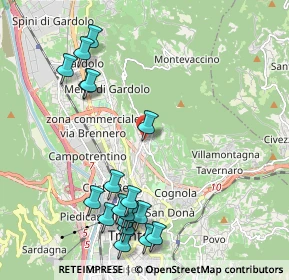 Mappa Via don Leone Serafini, 38121 Trento TN, Italia (2.39947)