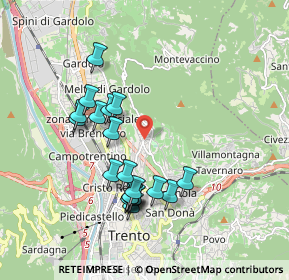 Mappa Via don Leone Serafini, 38121 Trento TN, Italia (1.75)