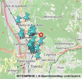 Mappa Via don Leone Serafini, 38121 Trento TN, Italia (1.49222)