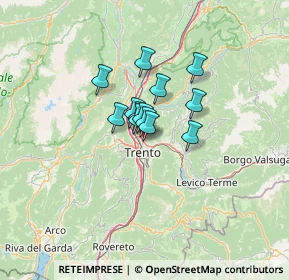 Mappa Via don Leone Serafini, 38121 Trento TN, Italia (6.83462)