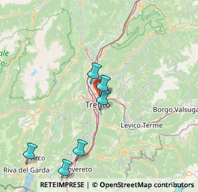 Mappa Via don Leone Serafini, 38121 Trento TN, Italia (33.96857)