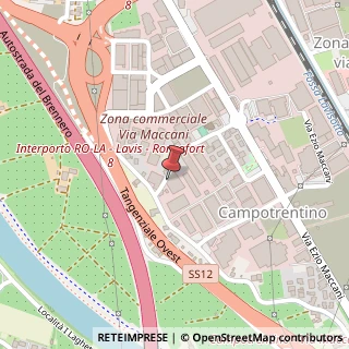 Mappa Via Antonio Detassis, 63/65, 38121 Trento, Trento (Trentino-Alto Adige)