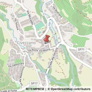 Mappa Via Sartori, 8, 38045 Civezzano, Trento (Trentino-Alto Adige)