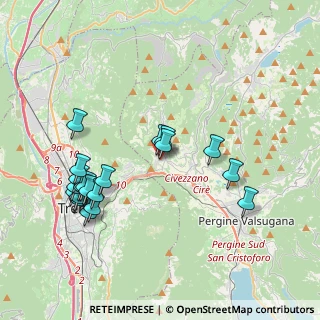 Mappa Civezzano, 38045 Civezzano TN, Italia (4.052)