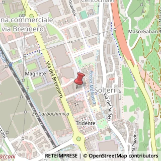 Mappa Via Gemma De Gresti, 5, 38121 Trento, Trento (Trentino-Alto Adige)