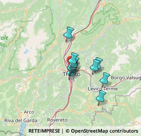 Mappa Via Gemma De Gresti, 38121 Trento TN, Italia (7.76)