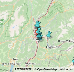 Mappa Via Gemma De Gresti, 38121 Trento TN, Italia (9.90833)