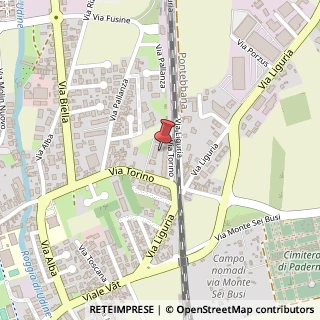 Mappa Via Torino,  1, 33100 Udine, Udine (Friuli-Venezia Giulia)
