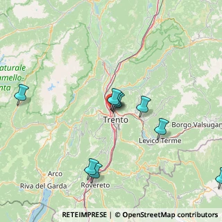 Mappa Via Don Lorenzo Guetti, 38100 Trento TN, Italia (19.85364)