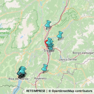 Mappa Via Don Lorenzo Guetti, 38100 Trento TN, Italia (23.0645)