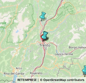 Mappa Via Don Lorenzo Guetti, 38100 Trento TN, Italia (36.93389)