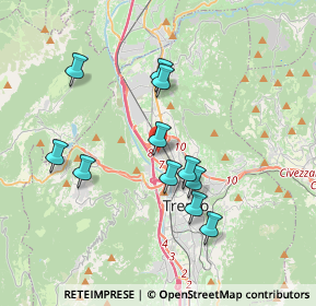 Mappa Via Don Lorenzo Guetti, 38100 Trento TN, Italia (3.31273)