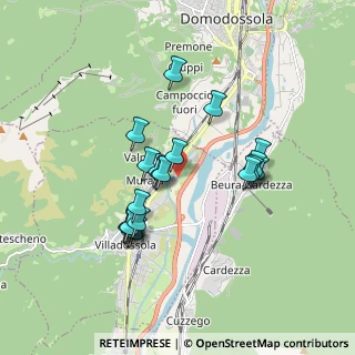 Mappa Via Pracastelli, 28844 Villadossola VB, Italia (1.4955)