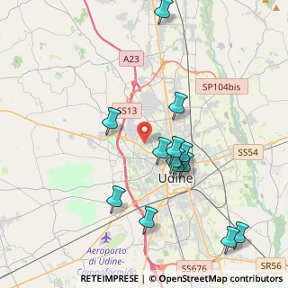 Mappa Università degli Studi di Udine, 33100 Udine UD, Italia (3.99154)
