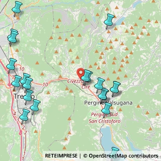 Mappa Via Manfredi, 38057 Pergine Valsugana TN, Italia (5.5515)