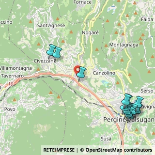 Mappa Via Manfredi, 38057 Pergine Valsugana TN, Italia (2.97538)