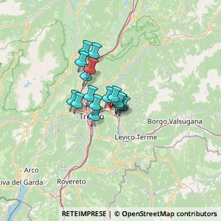 Mappa Via Manfredi, 38057 Pergine Valsugana TN, Italia (7.93375)
