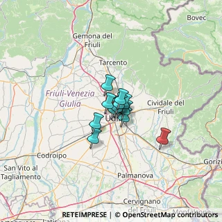 Mappa Via Fagagna, 33100 Udine UD, Italia (5.99583)